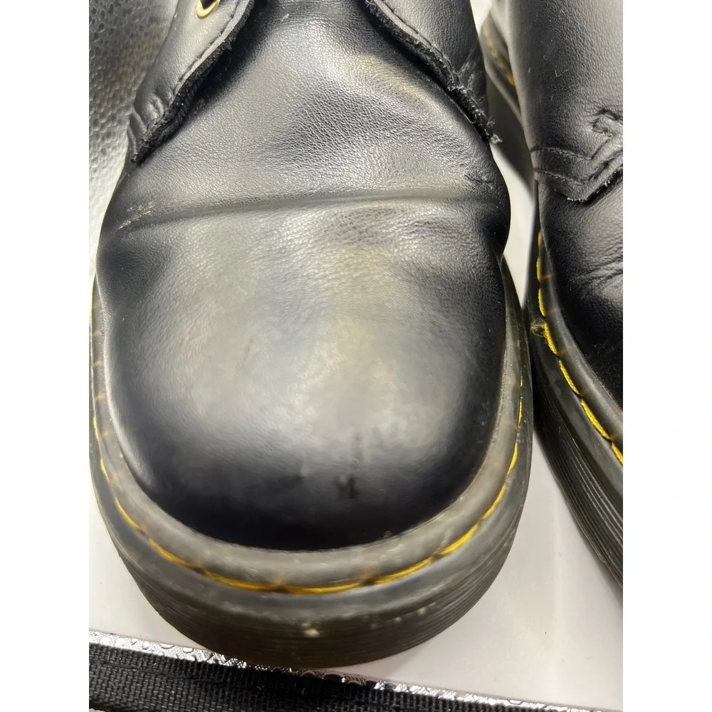 Dr Martens 1461 ZAVALA Black Leather Oxford Shoes Mens Womens UK 8 EU‎ 42 US 10